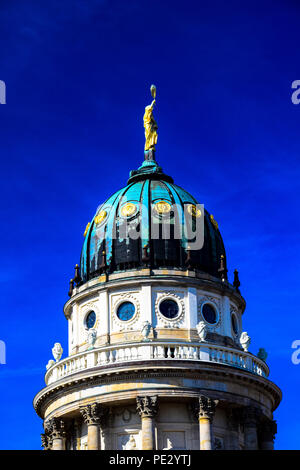 Der Französischer Dom (Französischer Dom) am Gendarmenmarkt in Berlin, Deutschland Stockfoto