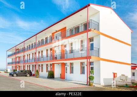 Erschwingliche Hotel in romannian am Schwarzen Meer Stockfoto