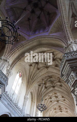 Interior Detail von San Juan de los Reyes, Toledo, Kloster. Spanien Stockfoto