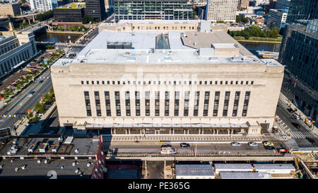 Internal Revenue Service, der ehemalige Philadelphia Main Post Office - 1935 erbaut, Philadelphia, PA Stockfoto