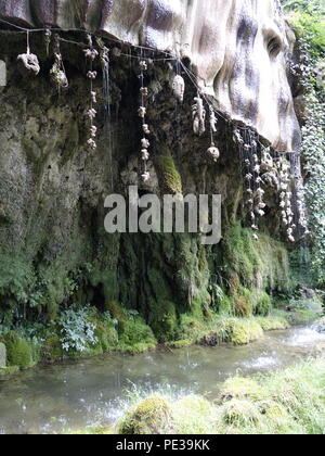 Foto von der Mutter Shipton Höhle in Knaresborough Stockfoto