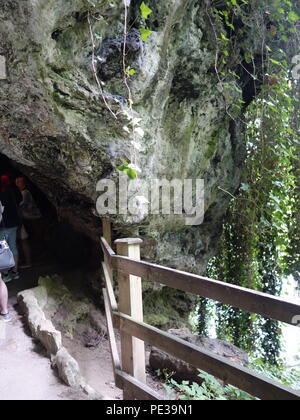 Foto von der Mutter Shipton Höhle in Knaresborough Stockfoto