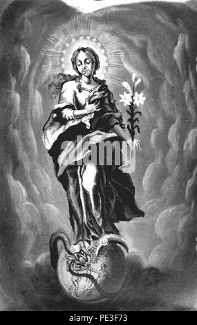 Antonín Machek 31. 10. 1775-18. 11. 1844 - Immaculata. Stockfoto