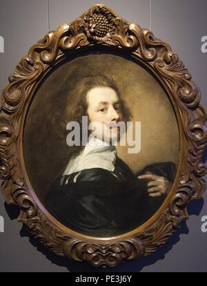 Antoon van Dyck (1599-1641) - Zelfportret - rubenshuis Antwerpen28-5-2016 10-41-09. Stockfoto