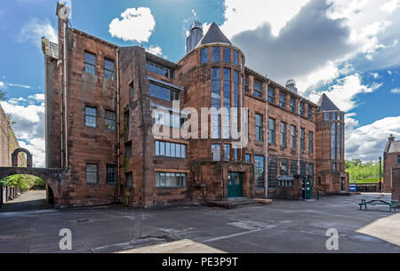 Front von Charles Rennie Mackintosh, Scotland Street School (heute Museum) in Schottland Street Glasgow Schottland Großbritannien Stockfoto