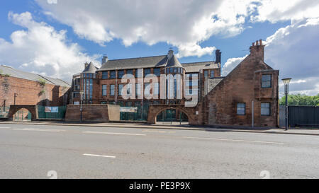 Front von Charles Rennie Mackintosh, Scotland Street School (heute Museum) in Schottland Street Glasgow Schottland Großbritannien Stockfoto