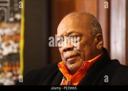 Quincy Jones an der 45th Edition von Umbria Jazz Pressekonferenz mit: Quincy Jones Wo: Rom, Italien Wann: 11 Aug 2018 Quelle: IPA/WENN.com ** Nur für die Veröffentlichung in Großbritannien, den USA, Deutschland, Österreich, Schweiz ** verfügbar Stockfoto