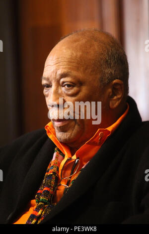 Quincy Jones an der 45th Edition von Umbria Jazz Pressekonferenz mit: Quincy Jones Wo: Rom, Italien Wann: 11 Aug 2018 Quelle: IPA/WENN.com ** Nur für die Veröffentlichung in Großbritannien, den USA, Deutschland, Österreich, Schweiz ** verfügbar Stockfoto