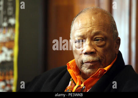 Quincy Jones an der 45th Edition von Umbria Jazz Pressekonferenz mit: Quincy Jones Wo: Rom, Italien Wann: 11 Aug 2018 Quelle: IPA/WENN.com ** Nur für die Veröffentlichung in Großbritannien, den USA, Deutschland, Österreich, Schweiz ** verfügbar Stockfoto