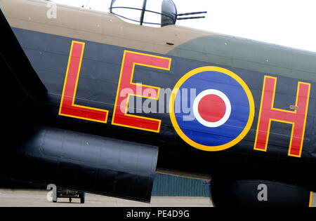 'Jane' Avro Lancaster - Weltkrieg 2 Britische schwere Bomber und einer von nur 3 Flugzeugen Stockfoto