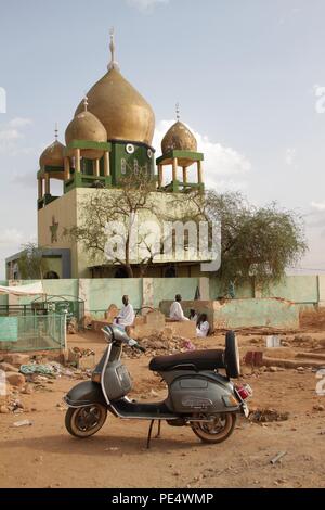 Sufi Zeremonie jeden Sonntag in Omdurman Friedhof, Khartoum, Sudan Stockfoto