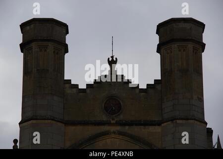 Ashton Hof Villa Tower. Bristol Balloon Fiesta, August, 2018. UK. Stockfoto