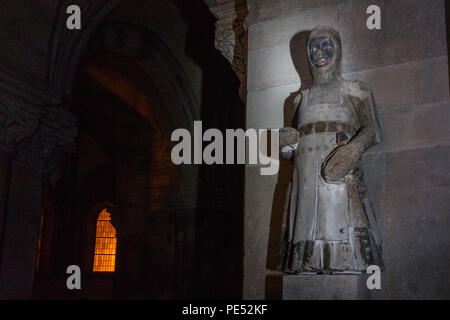 Magdeburg, Deutschland - Juni 9, 2018: Nächtliche Ansicht des Heiligen Mauritius im Magdeburger Dom, Deutschland. Stockfoto