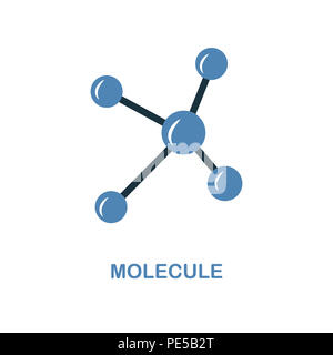 Molekül kreative Symbol. Einfaches element Abbildung. Molekül Konzept symbol Design aus Bildung Sammlung. Können für im Web verwendet werden, mobile und Print. Stockfoto