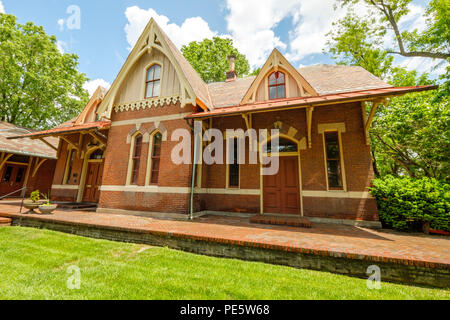 Rockville Bahnhof, 98 Church Street, Rockville, Maryland Stockfoto