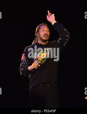 San Francisco, USA. 11 Aug, 2018. Zukunft führt während der 2018 Außerhalb landet Musik- und Kunstfestival im Golden Gate Park am 11. August in San Francisco, Kalifornien 2018. Credit: imageSPACE/MediaPunch Stockfoto