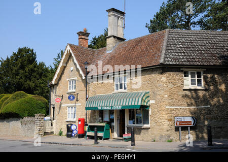 Die Corner Stores, Turvey, Bedfordshire Stockfoto