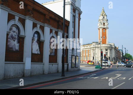 Lambeth Rathaus und den Ritzy Kino in Brixton, London Stockfoto