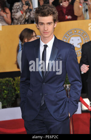 17 SAG Awards am Schrein Theater in Los Angeles. Andrew Garfield Ereignis in Hollywood Leben - Kalifornien, Red Carpet Event, USA, Filmindustrie, Prominente, Fotografie, Kunst, Kultur und Unterhaltung, Topix prominente Mode, Besten, Hollywood Leben, Event in Hollywood Leben - Kalifornien, Roter Teppich und backstage, Film Stars, TV Stars, Prominente, Musik, Bestof, Kunst, Kultur und Unterhaltung, vertikal, eine Person, Fotografie, drei Viertel, 2011 Anfrage tsuni@Gamma-USA.com, Kredit Tsuni/USA, Stockfoto