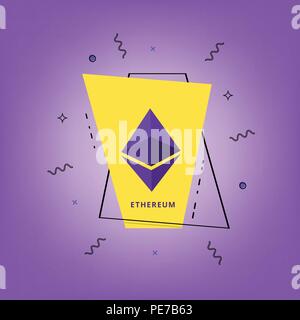 Des Astraleums unterzeichnen. Vector Illustration. Stock Vektor