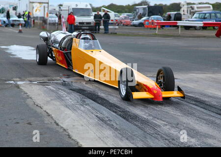 Julian Webbs 'Split Zweite 'Jet Auto bei York Raceway in Melbourne, East Yorkshire Stockfoto