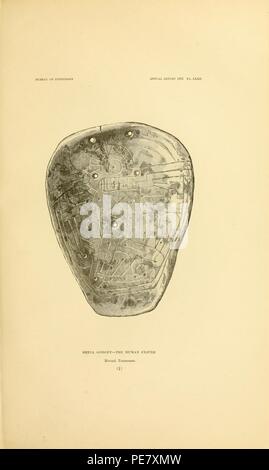Kunst in der Schale der alten Amerikaner Stockfoto