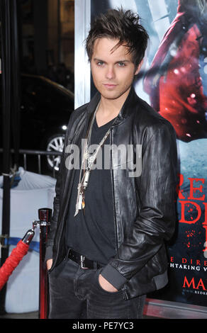 Thomas Dekker bei Red Riding Hood Premiere auf der Chinese Theatre in Los Angeles. Veranstaltung in Hollywood Leben - Kalifornien, Red Carpet Event, USA, Filmindustrie, Prominente, Fotografie, Kunst, Kultur und Unterhaltung, Topix prominente Mode, Besten, Hollywood Leben, Event in Hollywood Leben - Kalifornien, Roter Teppich und backstage, Film Stars, TV Stars, Prominente, Musik, Bestof, Kunst, Kultur und Unterhaltung, vertikal, eine Person, Fotografie, drei Viertel, 2011 Anfrage tsuni@Gamma-USA.com, Kredit Tsuni/USA, Stockfoto