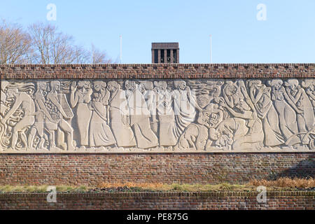 Amersfoort, Niederlande - 22. Februar 2018: Denkmal gemacht bij die Belgier für das Sagen, vielen Dank, dass Sie sich nach dem Ersten Weltkrieg am 22. Februar. 2018 Stockfoto