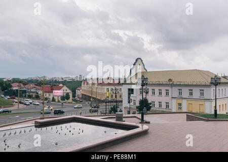 Stadtbild von Grodno, Weißrussland Stockfoto