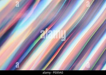 Mehrfarbiger Hintergrund imitieren Hologramm als trendige Kulisse. Stockfoto