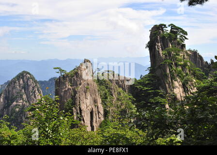 Das Gelbe Gebirge in Anhui, China Stockfoto