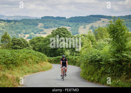 Velo Retro radfahren Ereignis in Ulverston, Cumbria. Stockfoto