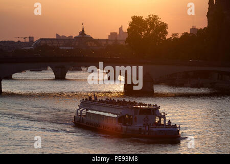 Seineufer, Paris, Frankreich Stockfoto