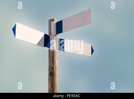 Indicador de Camino/Straße-Marker Stockfoto