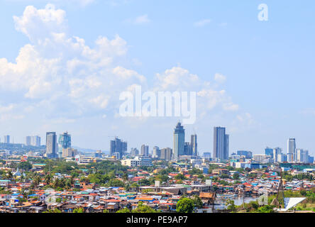 Cebu City, Philippinen - 13. Juni 2018: Cebu City View Stockfoto