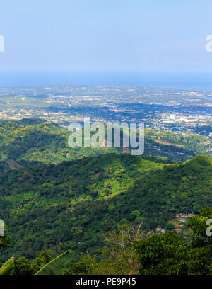 Bergblick in Busay, Cebu City, Philippinen Stockfoto