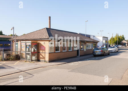 Bahnhof Totnes, Devon, England, Vereinigtes Königreich. Stockfoto