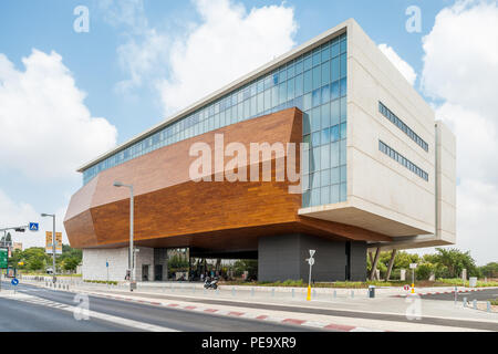 Israel, Ramat Aviv - 3. August 2018: Außenansicht des Steinhardt Museum der Naturgeschichte, Universität Tel Aviv, Stockfoto