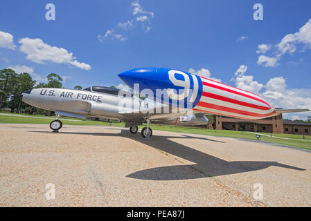 Air Park bei Moody AFB wurde von Präsident George W. Bush, war ein Pilot in Ausbildung bei Moody 1968-69 gewidmet. Stockfoto