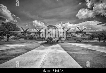 Air Park bei Moody AFB wurde von Präsident George W. Bush, war ein Pilot in Ausbildung bei Moody 1968-69 gewidmet. Stockfoto