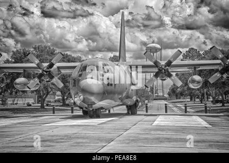 Air Park bei Moody AFB wurde von Präsident George W. Bush, war ein Pilot in Ausbildung bei Moody 1968-69 gewidmet. Stockfoto