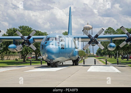 Air Park bei Moody AFB wurde von Präsident George W. Bush, war ein Pilot in Ausbildung bei Moody 1968-69 gewidmet. Stockfoto