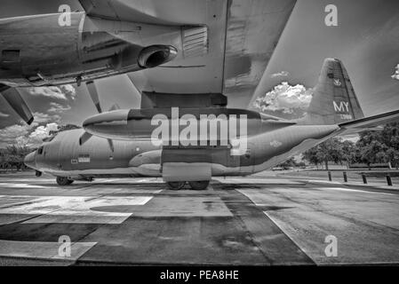 Air Park bei Moody AFB wurde von Präsident George W. Bush, war ein Pilot in Ausbildung bei Moody 1968-69 gewidmet. Stockfoto