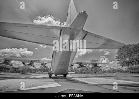 Air Park bei Moody AFB wurde von Präsident George W. Bush, war ein Pilot in Ausbildung bei Moody 1968-69 gewidmet. Stockfoto