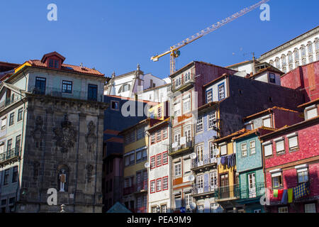 Typische Porto alte Häuser Stockfoto