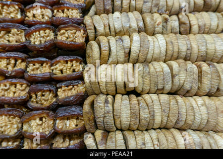 Palm Datum bei türkischen Basar Stockfoto