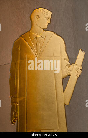 Brooklyn Public Library Türen NYC Stockfoto