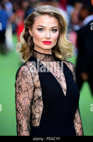 Emma Rigby Teilnahme an der Weltpremiere des Festival im Cineworld Leicester Square, London Stockfoto