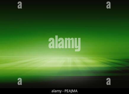 Abstrakte grüner Hintergrund, geeignet für Produkte Werbung. 3D-Darstellung Stockfoto