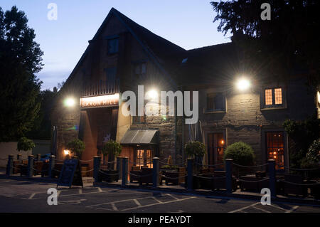 Die Sächsische Mill Restaurant, Warwick, Warwickshire, England, Großbritannien Stockfoto